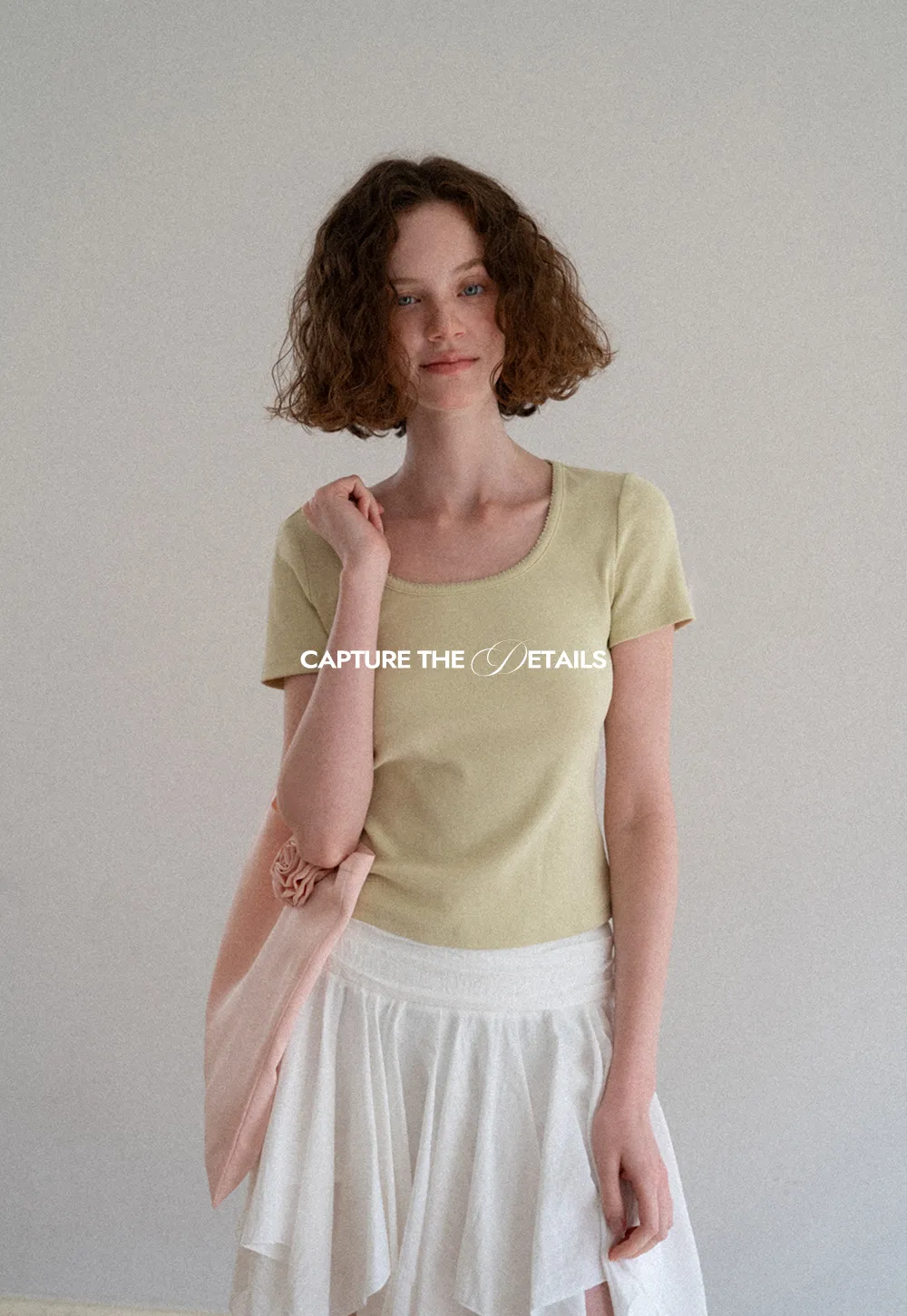 Lace Trim Layered Hem Short Sleeve T Shirt