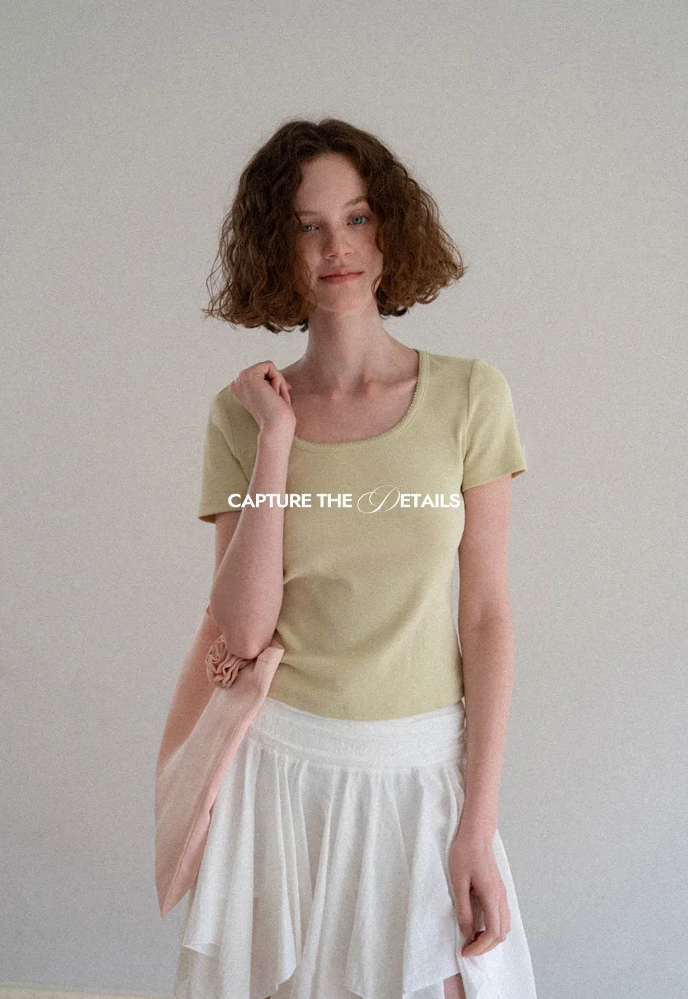 Lace Trim Layered Hem Short Sleeve T Shirt