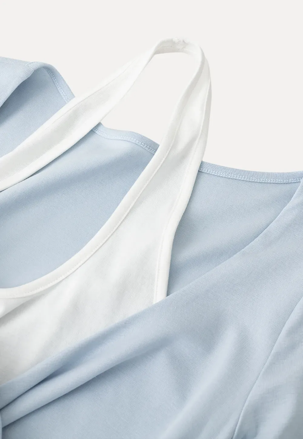 Short Sleeve Top with Front Bow Detail