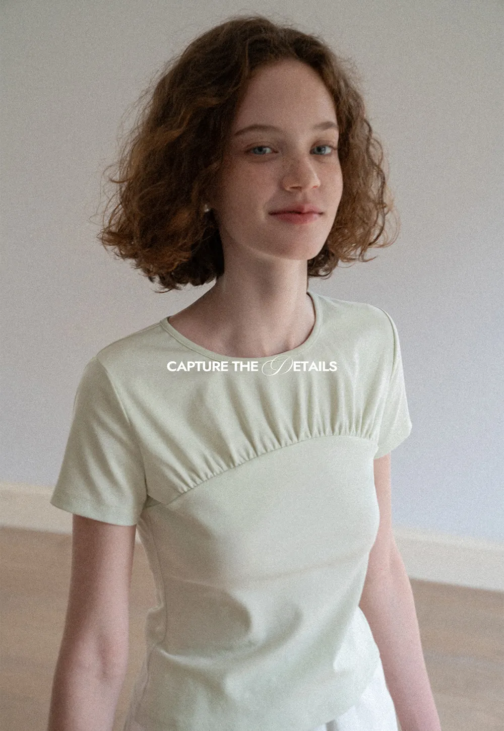 Ruched Bodice Short Sleeve Tshirt