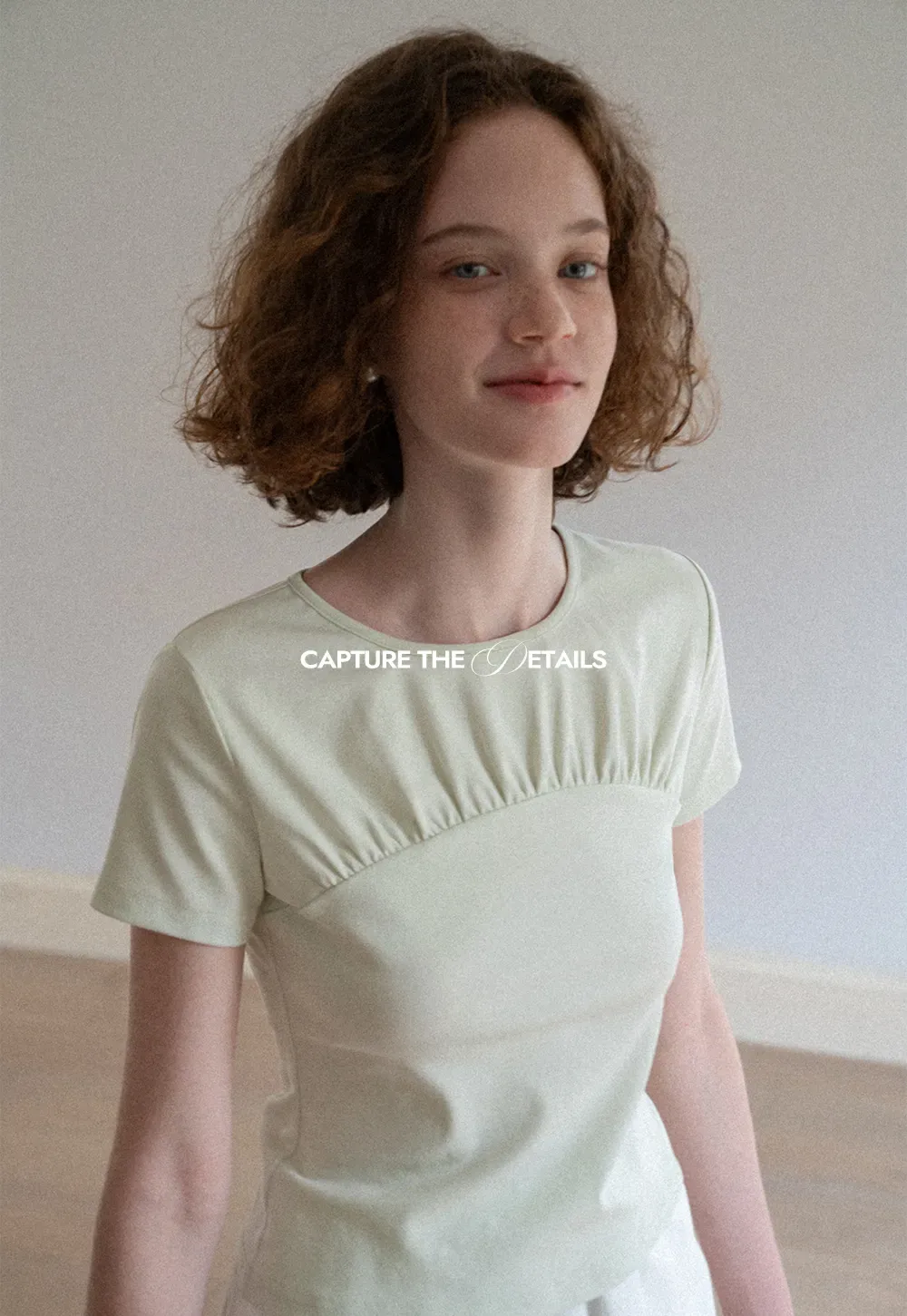 Ruched Bodice Short Sleeve Tshirt