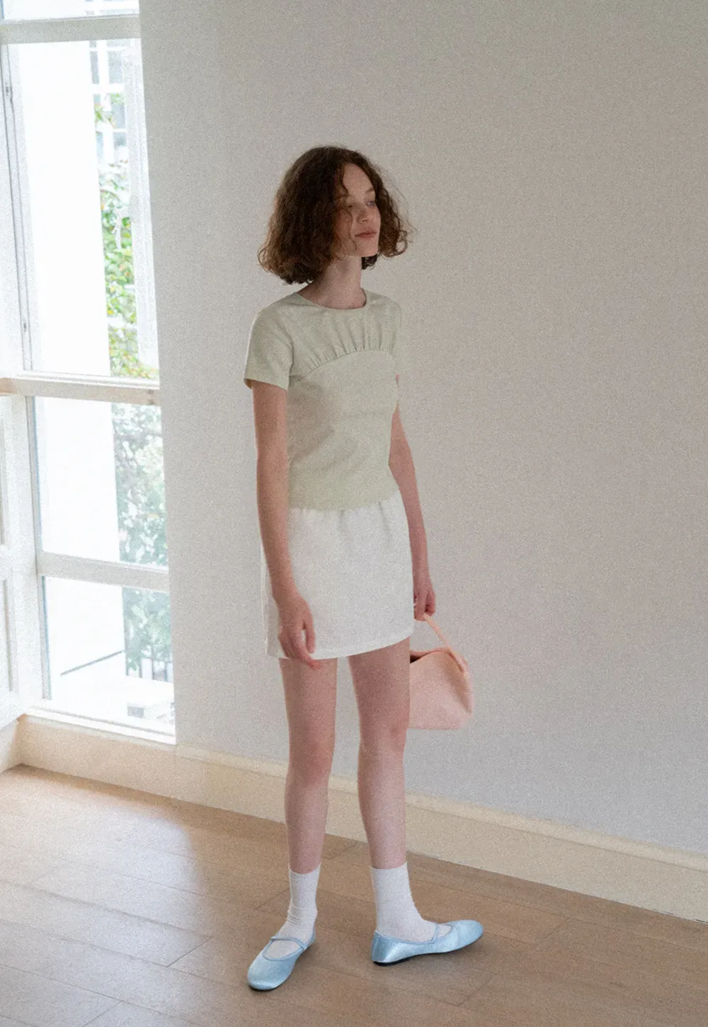 Ruched Bodice Short Sleeve Tshirt