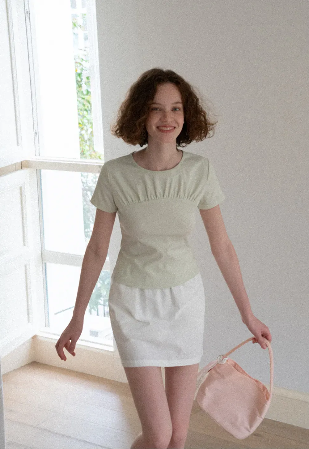 Ruched Bodice Short Sleeve Tshirt