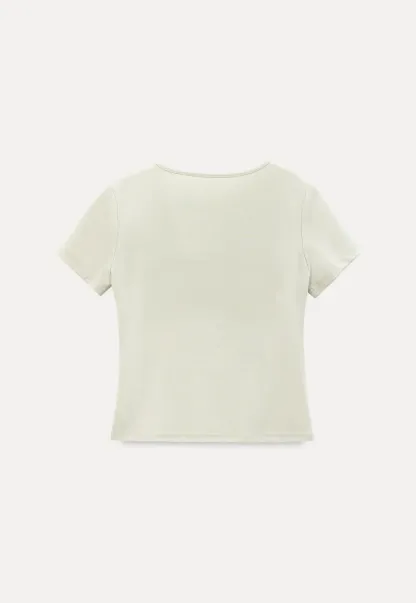 Ruched Bodice Short Sleeve Tshirt