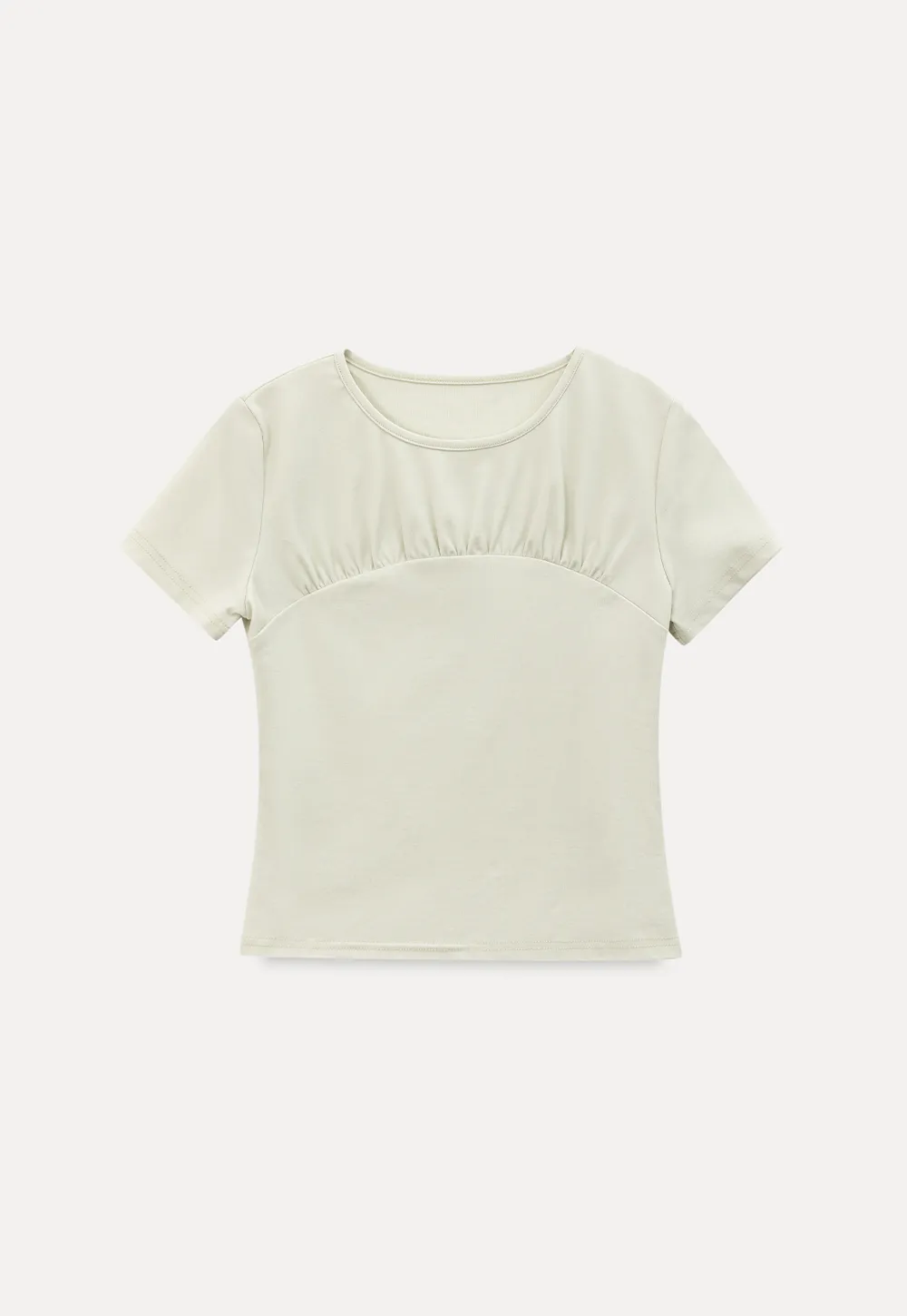 Ruched Bodice Short Sleeve Tshirt