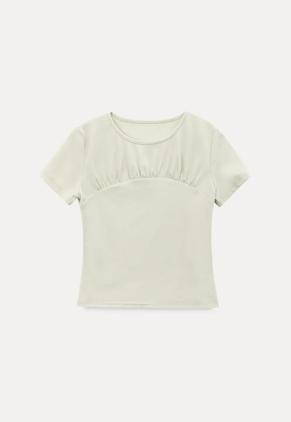 Ruched Bodice Short Sleeve Tshirt