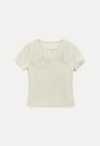 Ruched Bodice Short Sleeve Tshirt
