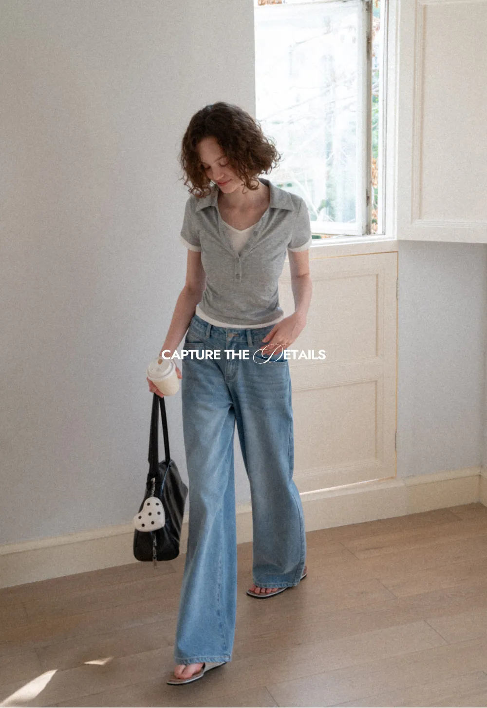 Short Sleeve Collared Button Front T Shirt