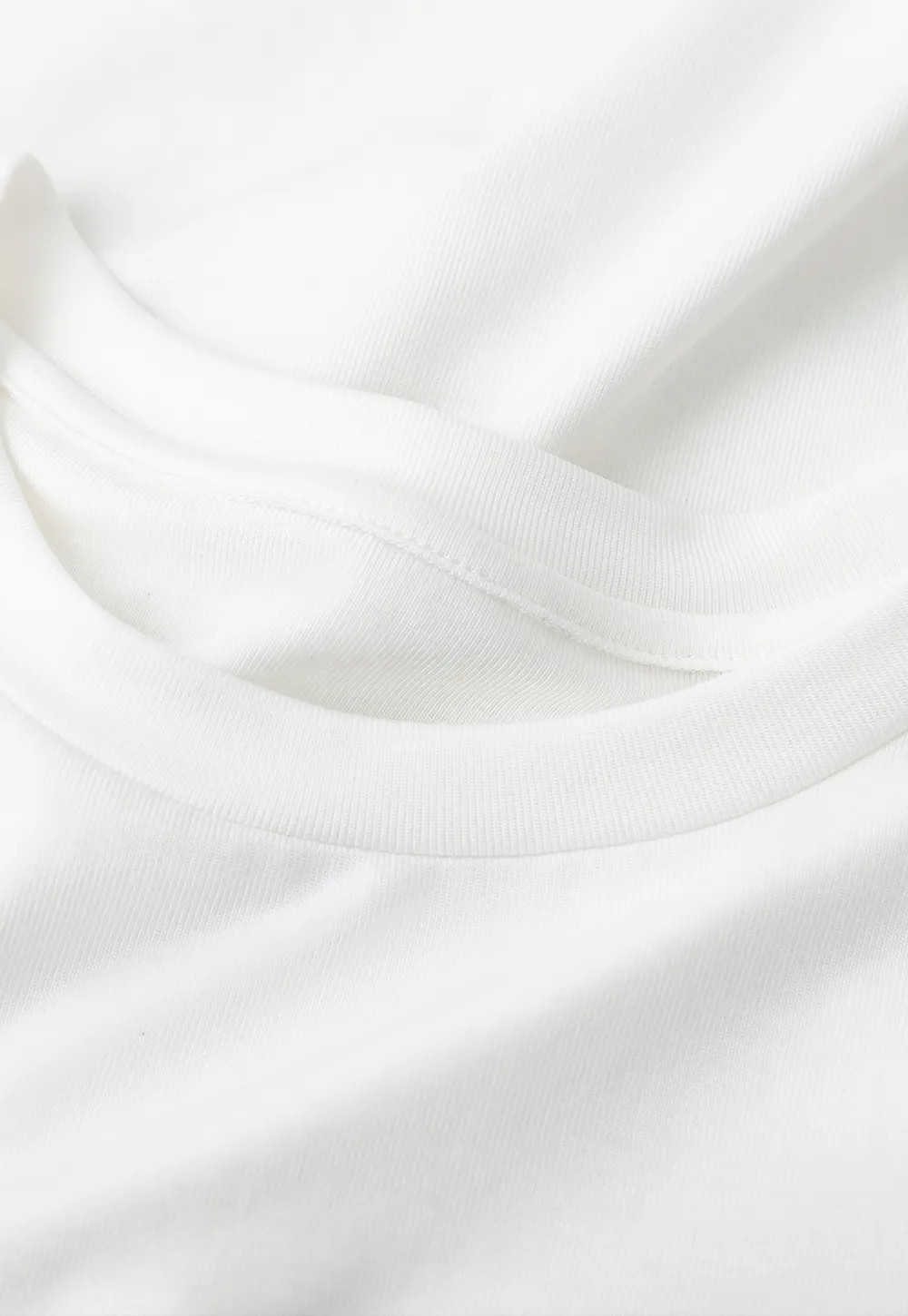 Polka Dot Mesh Panel Short Sleeve T Shirt