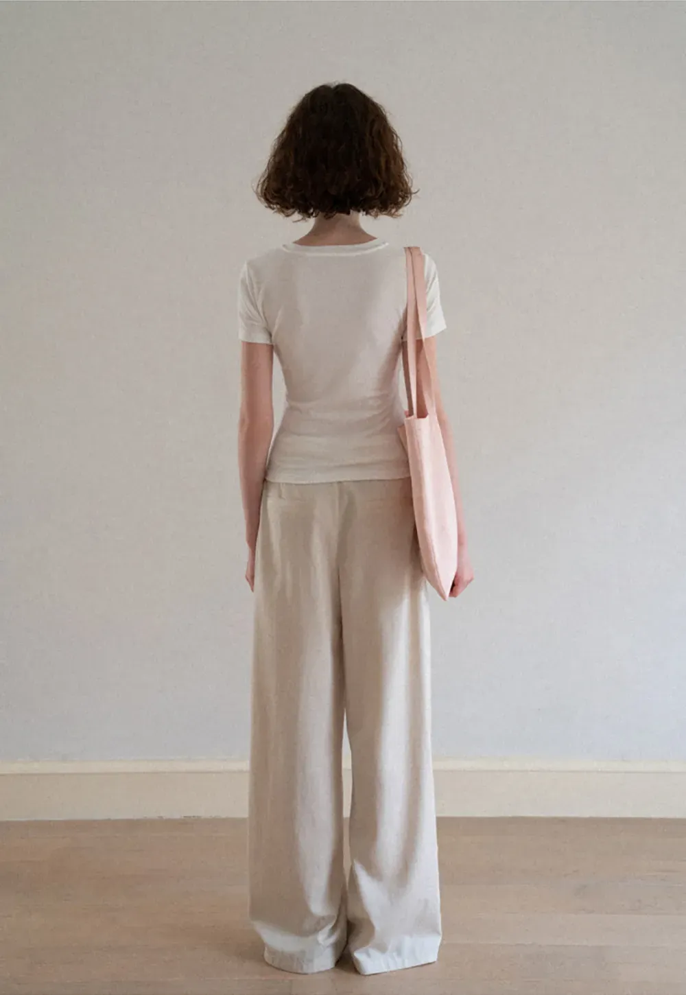 Polka Dot Mesh Panel Short Sleeve T Shirt