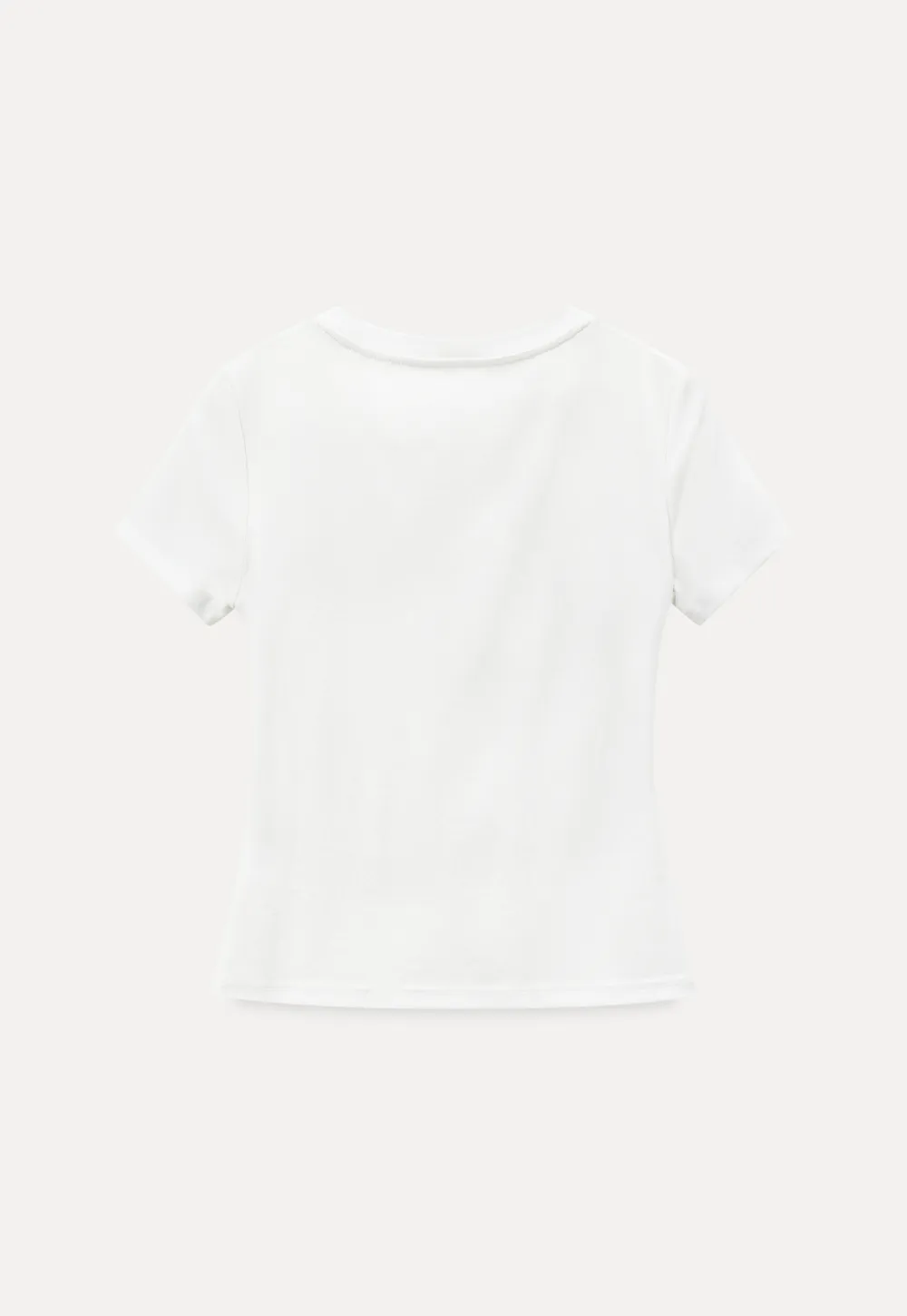 Polka Dot Mesh Panel Short Sleeve T Shirt