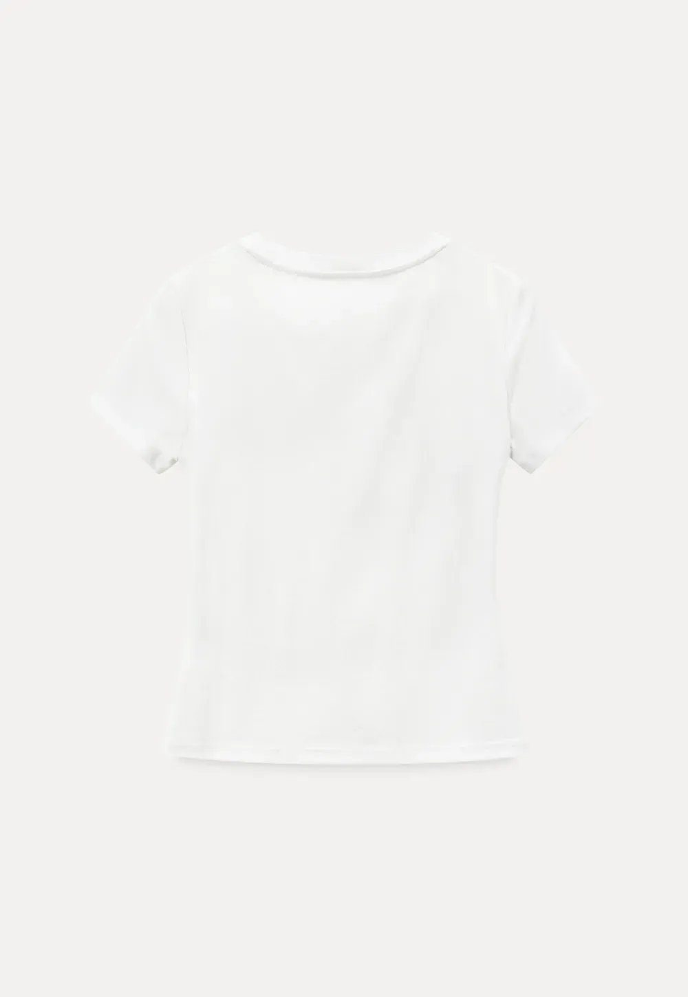 Polka Dot Mesh Panel Short Sleeve T Shirt