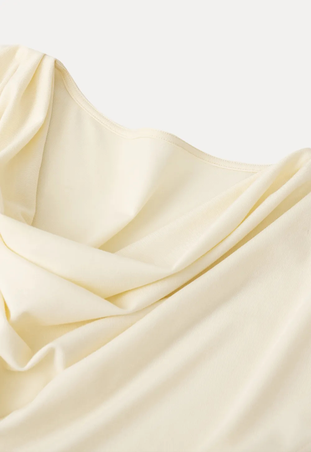 Cowl Neck Button Front Short Sleeve Tshirt