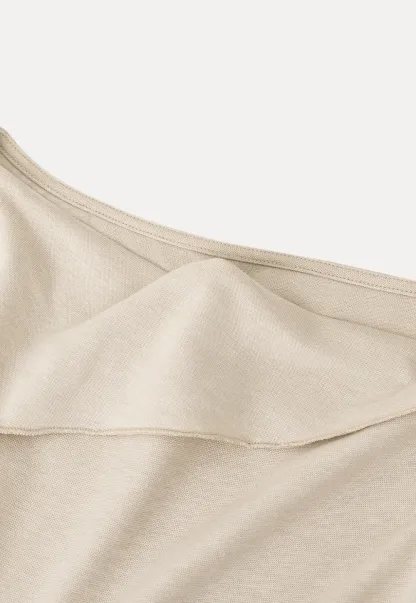 Asymmetrical Draped Cowl Neck Sleeveless Top