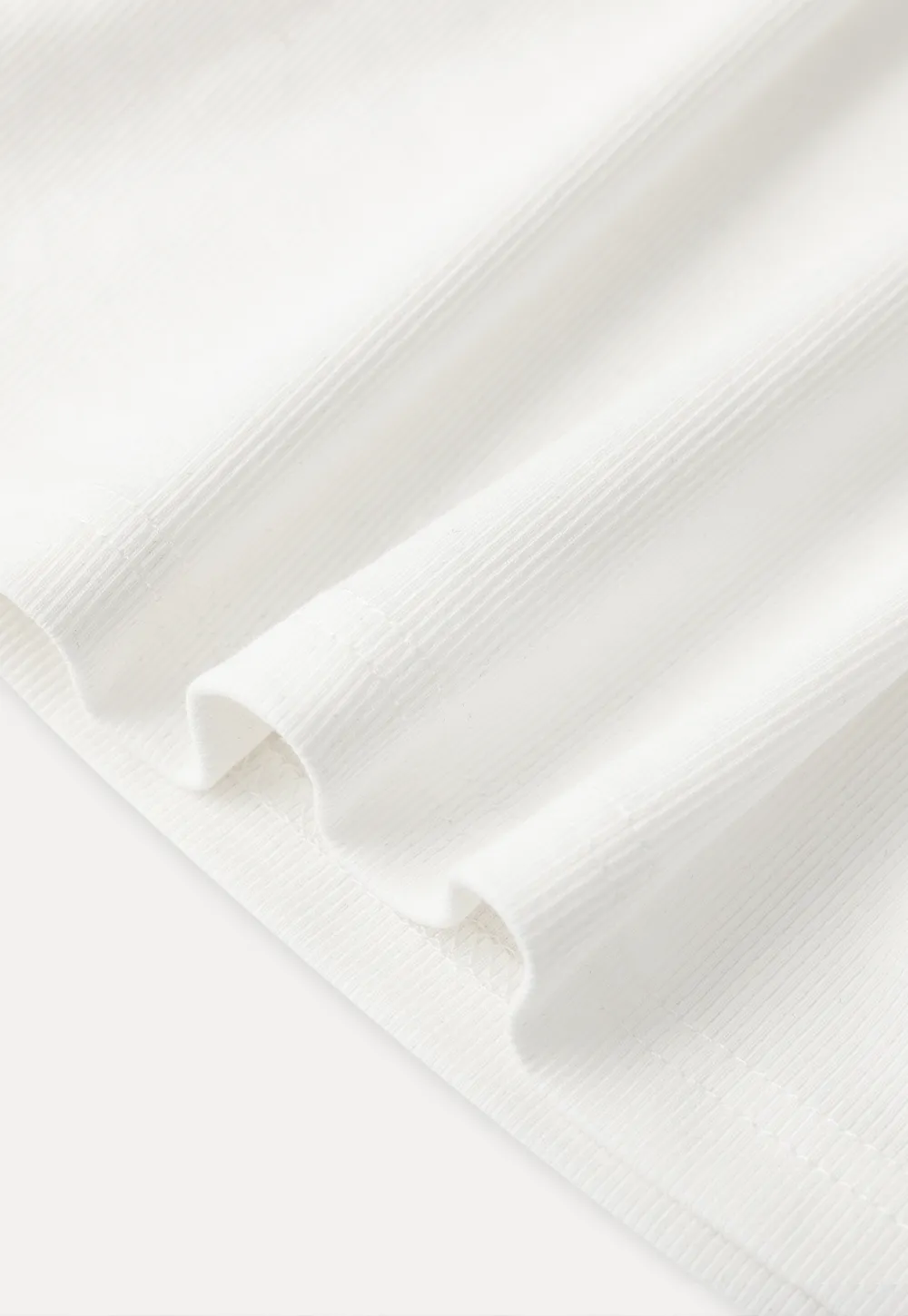 Round Neck Short Sleeve T Shirt With Front Placket Detail