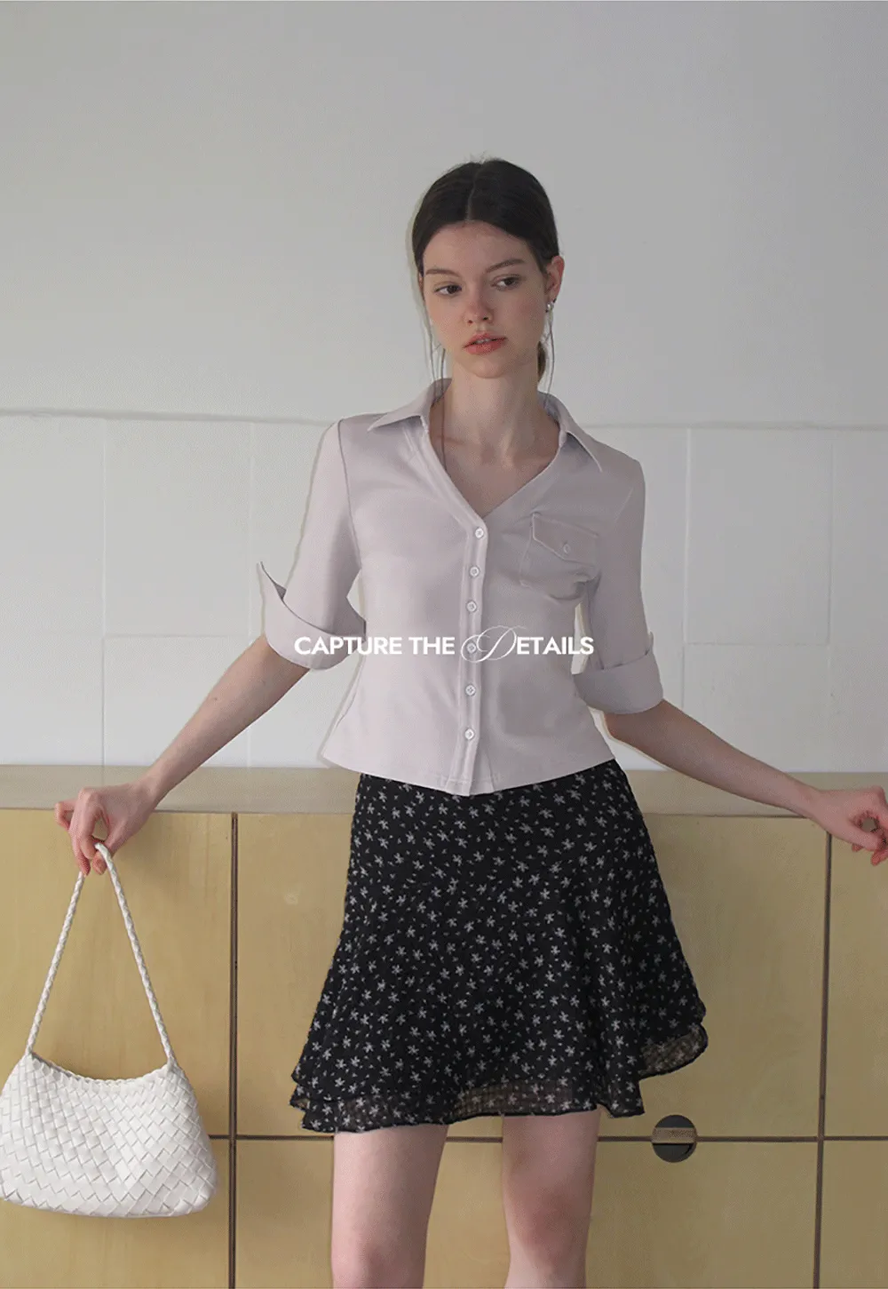 Collared Long Sleeve T Shirt