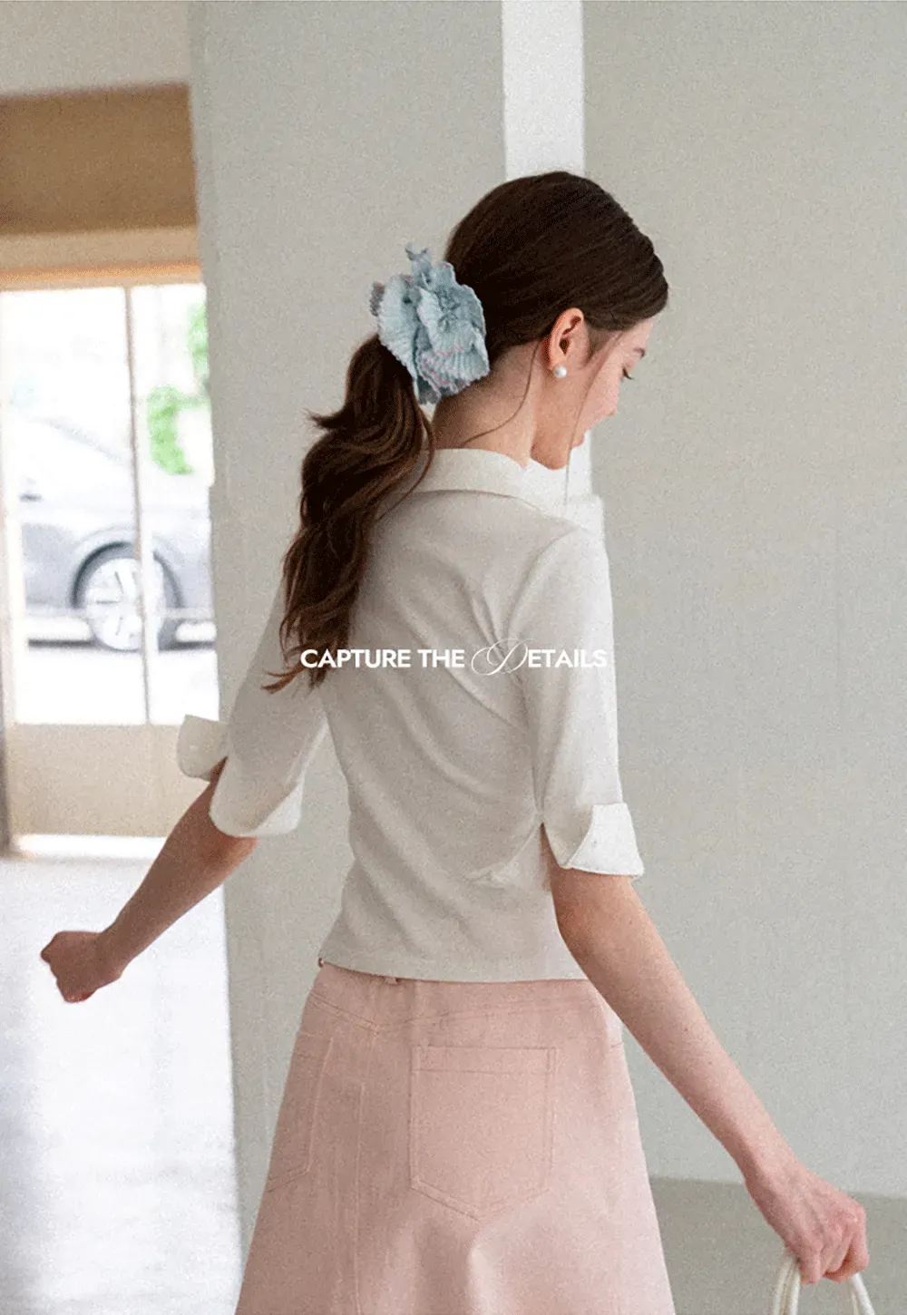 Collared Long Sleeve T Shirt