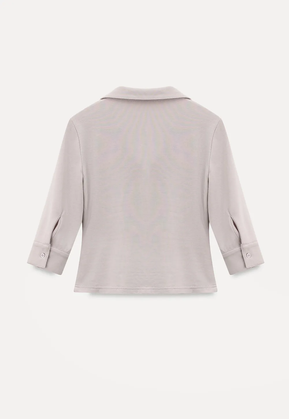Collared Long Sleeve T Shirt