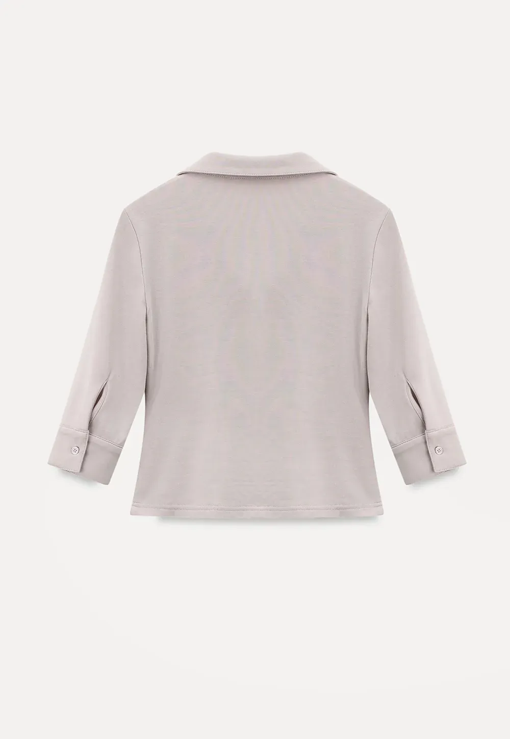 Collared Long Sleeve T Shirt