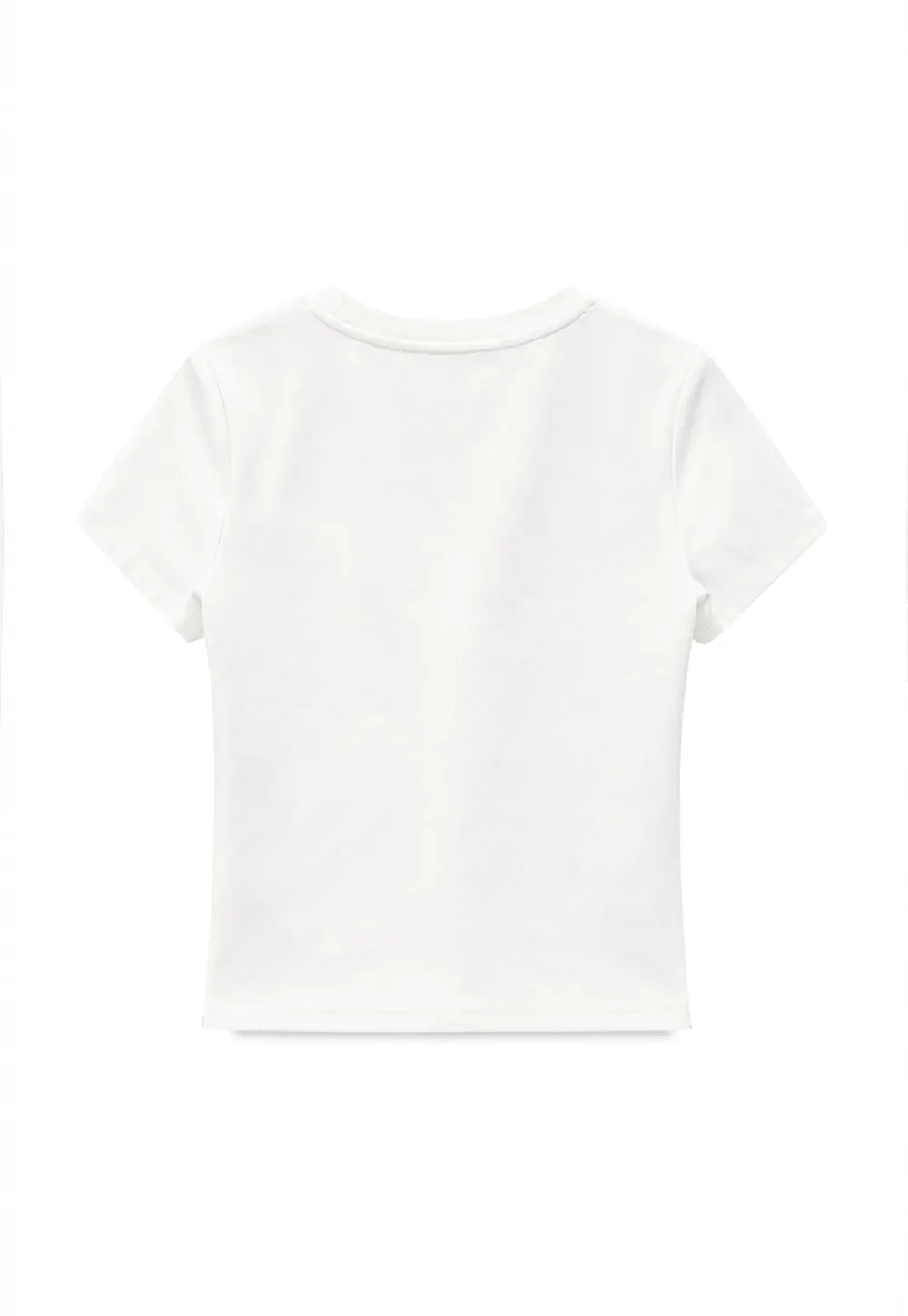 Floral Print Cropped T Shirt