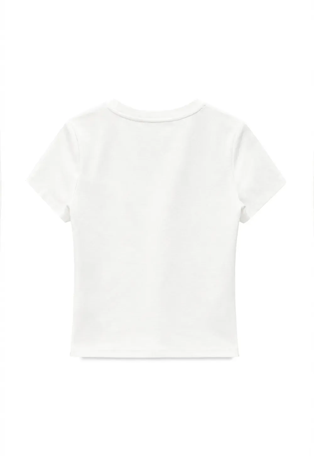 Floral Print Cropped T Shirt