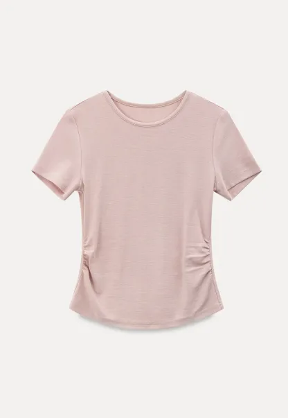 Fitted Crew Neck Short Sleeve T Shirt