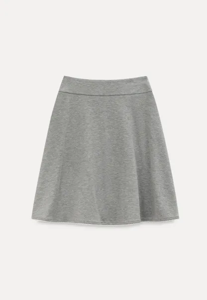 Ruched Side Detail Short Sleeve Top and A Line Skirt