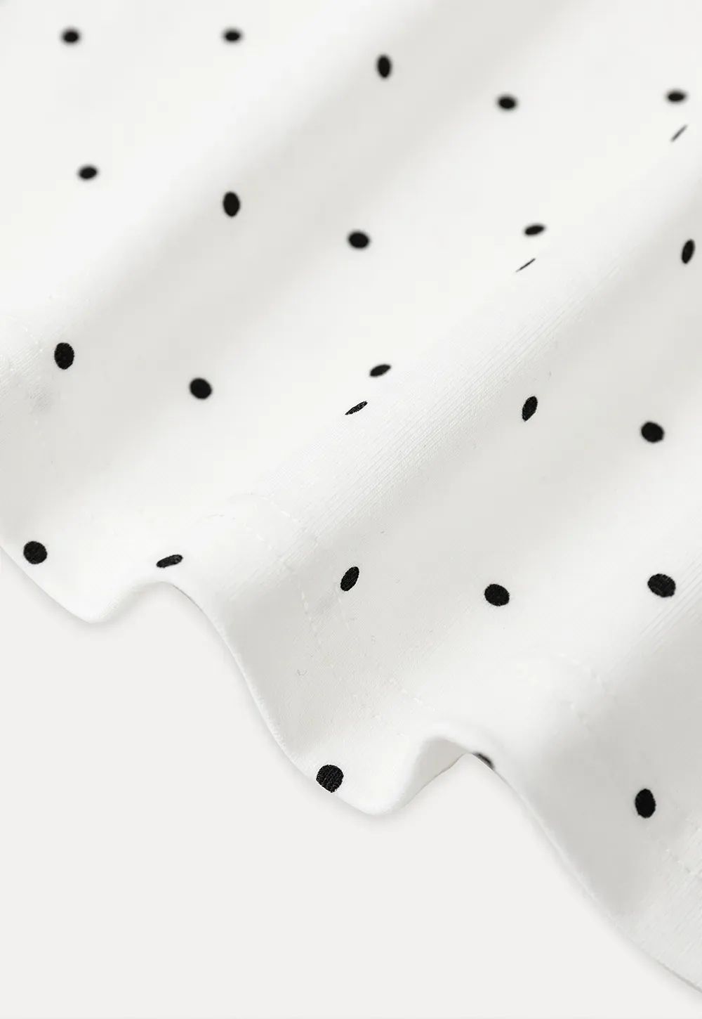Ruffled Off Shoulder Polka Dot Top