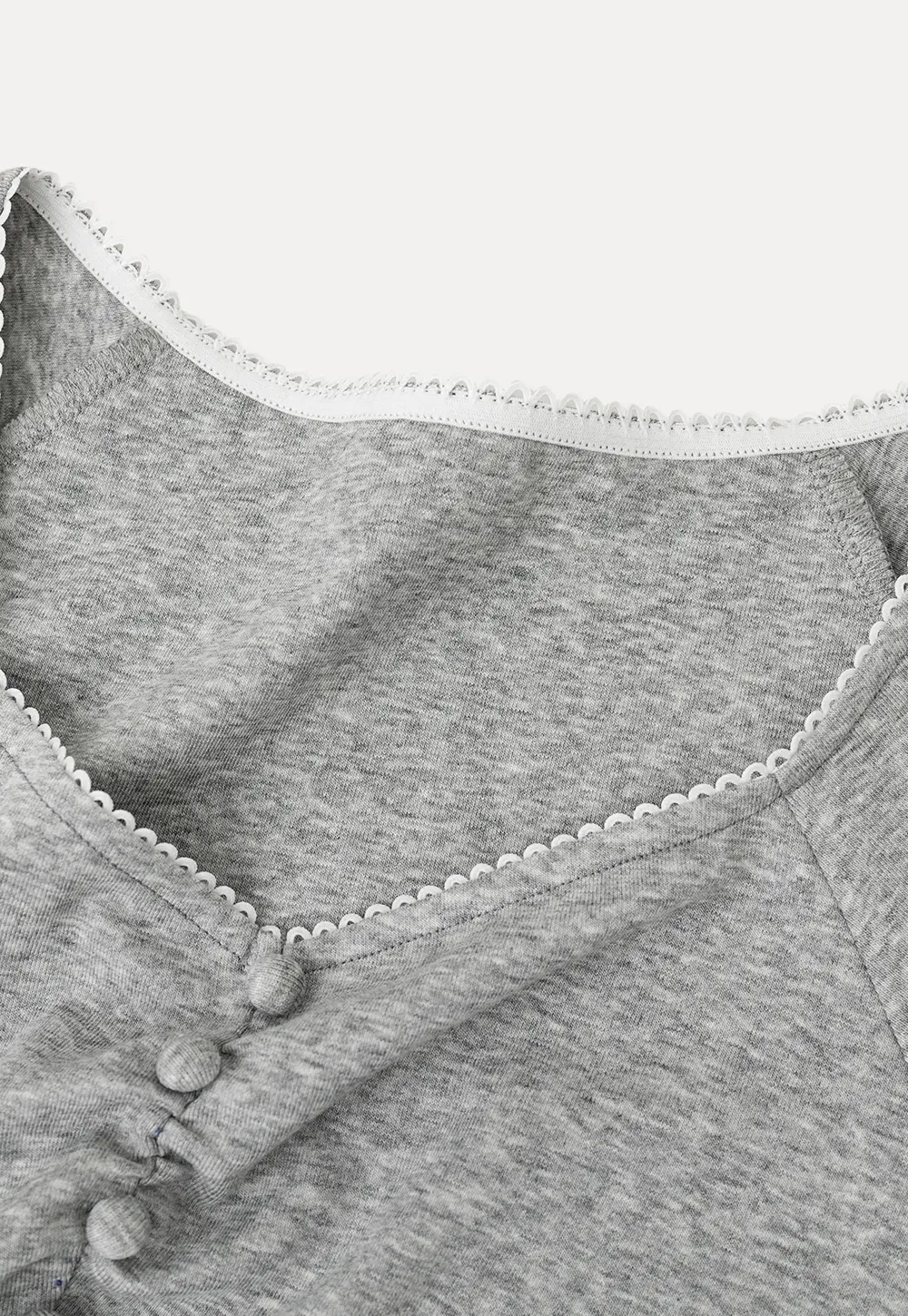 Ruffled Cap Sleeve Button Front Fitted T Shirt
