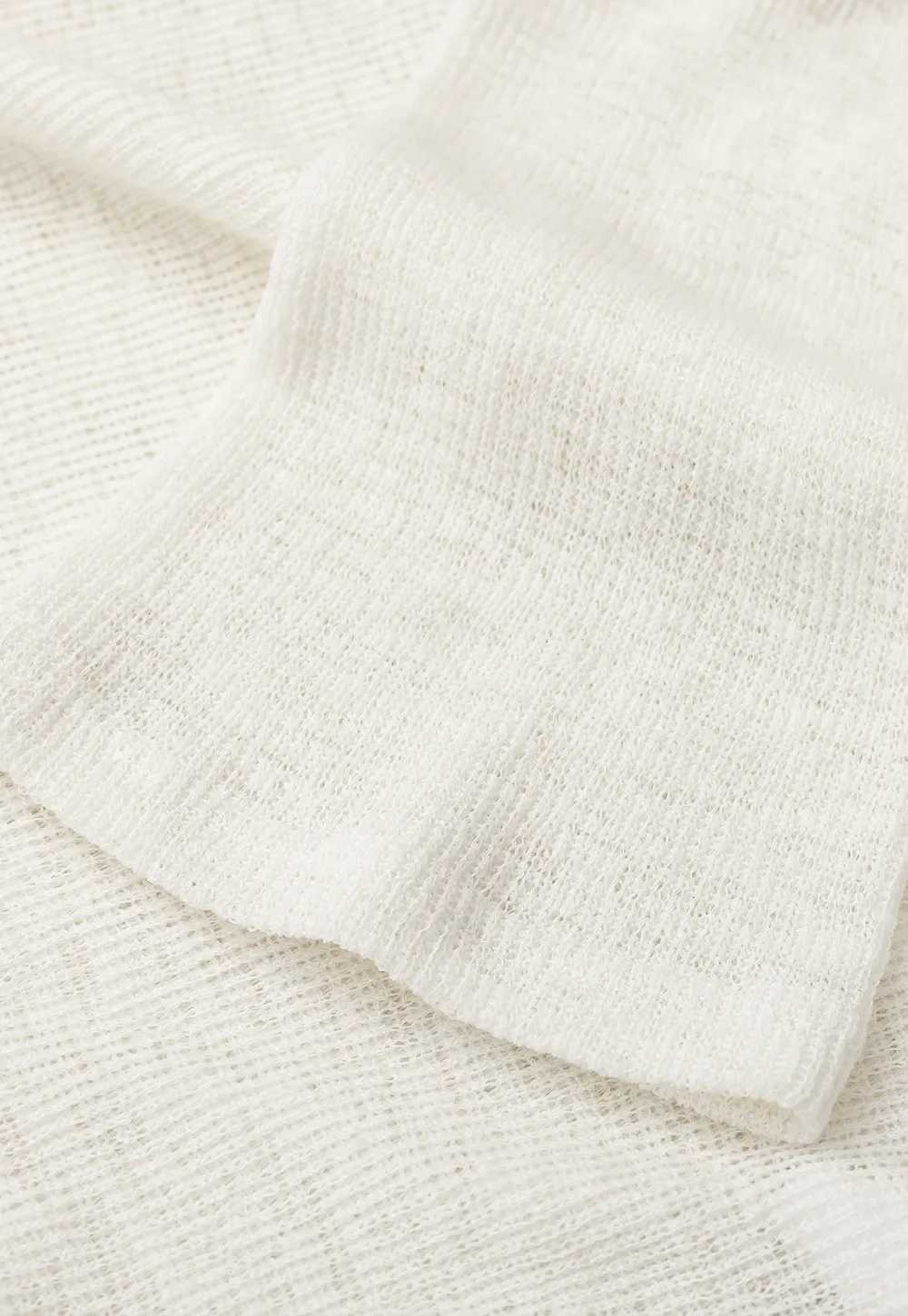V Neck Drawstring Knit Long Sleeve Top