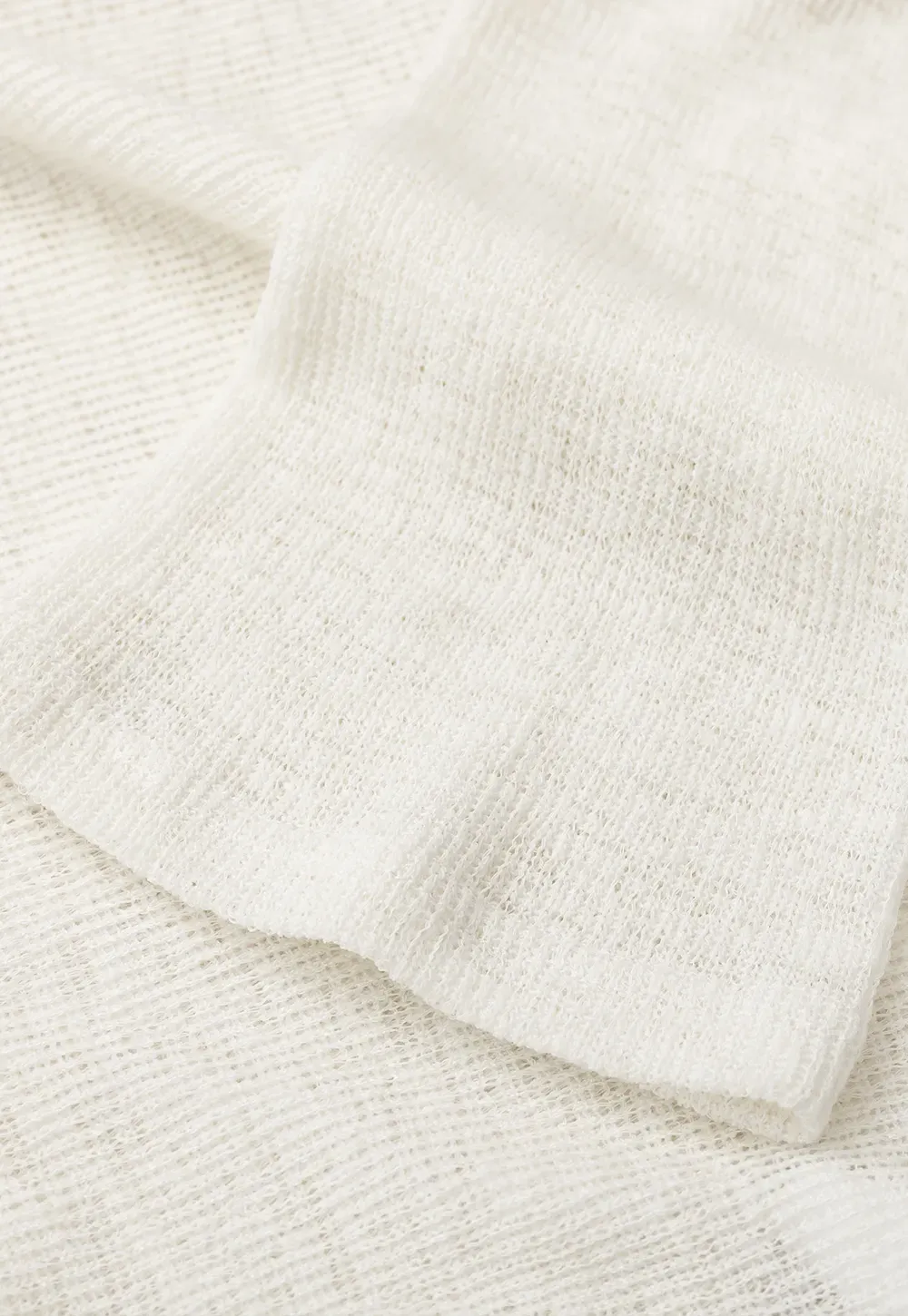 V Neck Drawstring Knit Long Sleeve Top