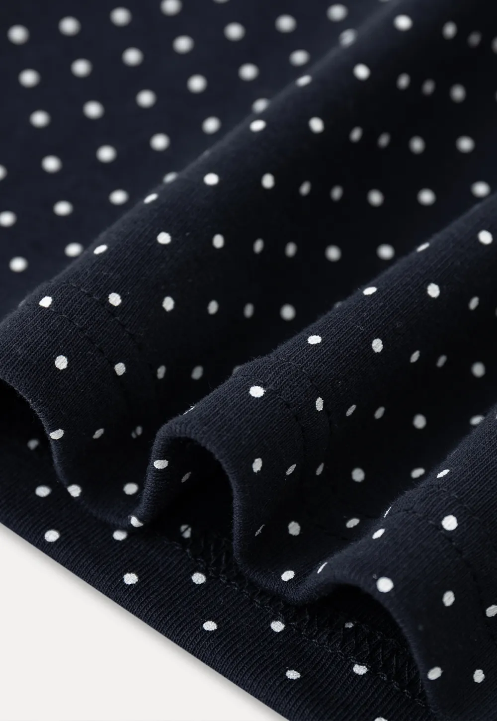 Polka Dot V Neck Cap Sleeve T Shirt