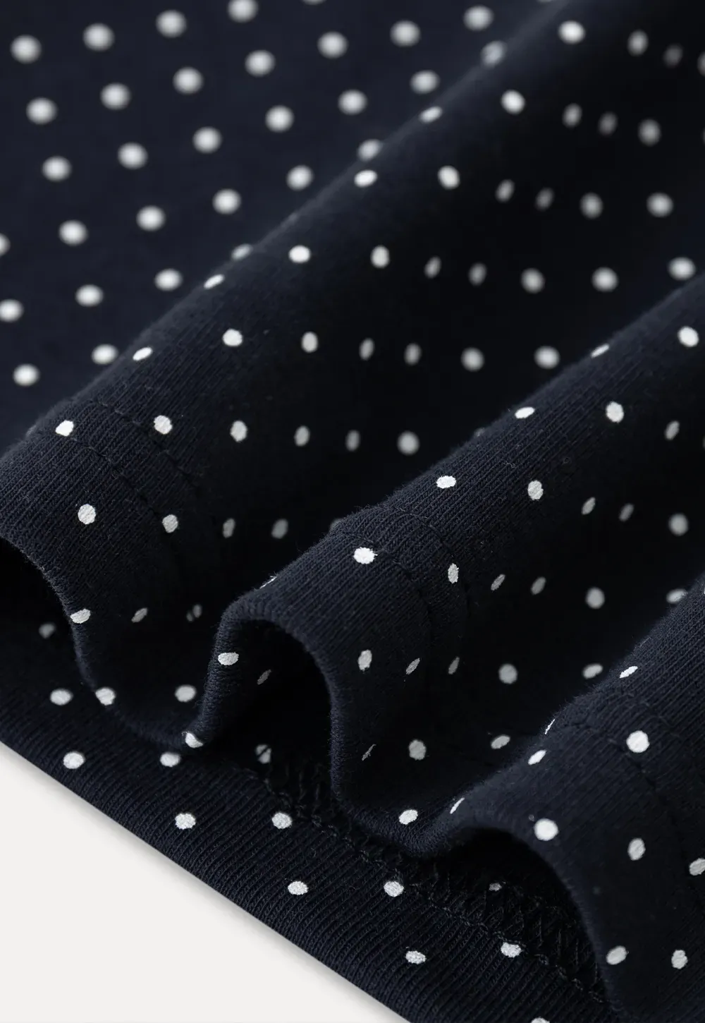 Polka Dot V Neck Cap Sleeve T Shirt