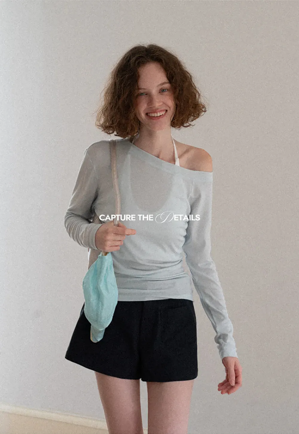 Asymmetrical One Shoulder Long Sleeve Top