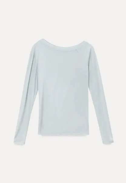 Asymmetrical One Shoulder Long Sleeve Top