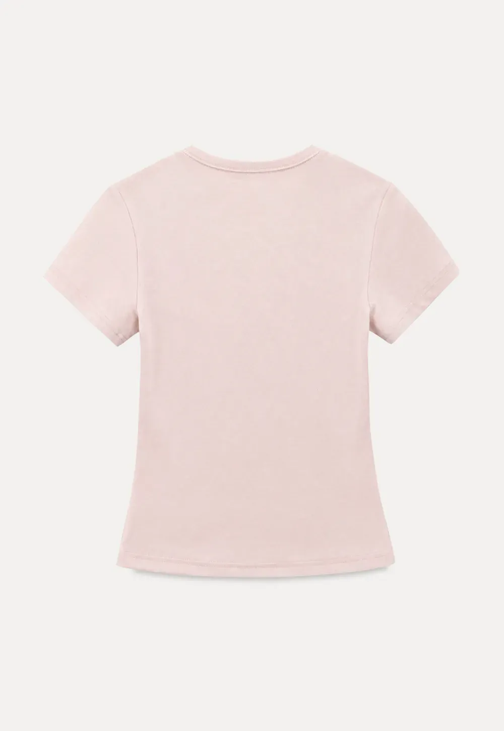 Fitted Short Sleeve Crew Neck T Shirt