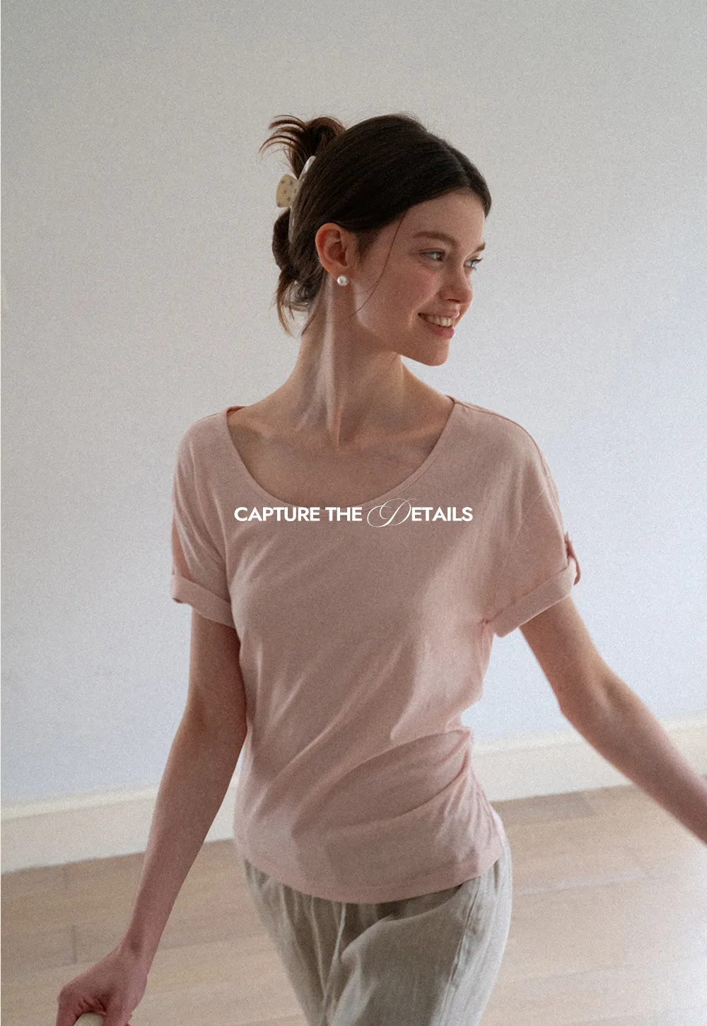 Relaxed Fit Round Neck Short Sleeve T Shirt