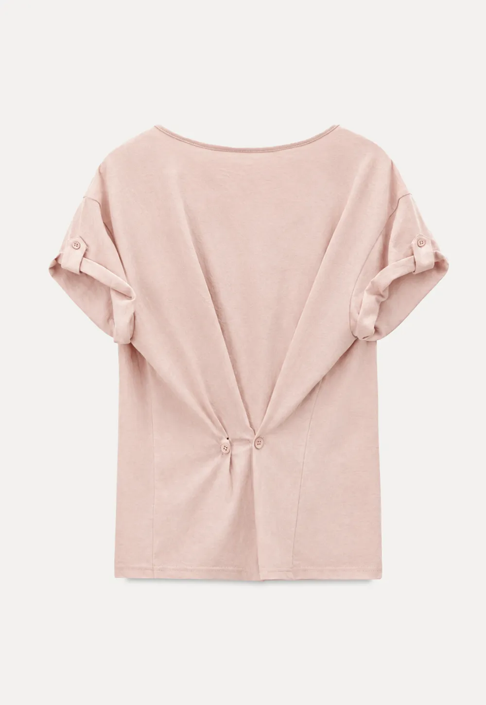 Relaxed Fit Round Neck Short Sleeve T Shirt