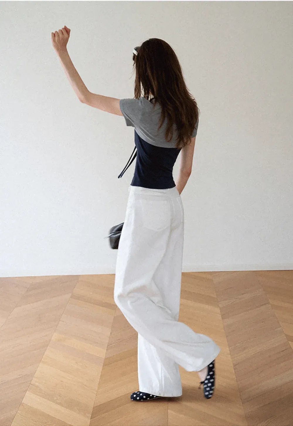 Square Neck Tie Front Short Sleeve Top