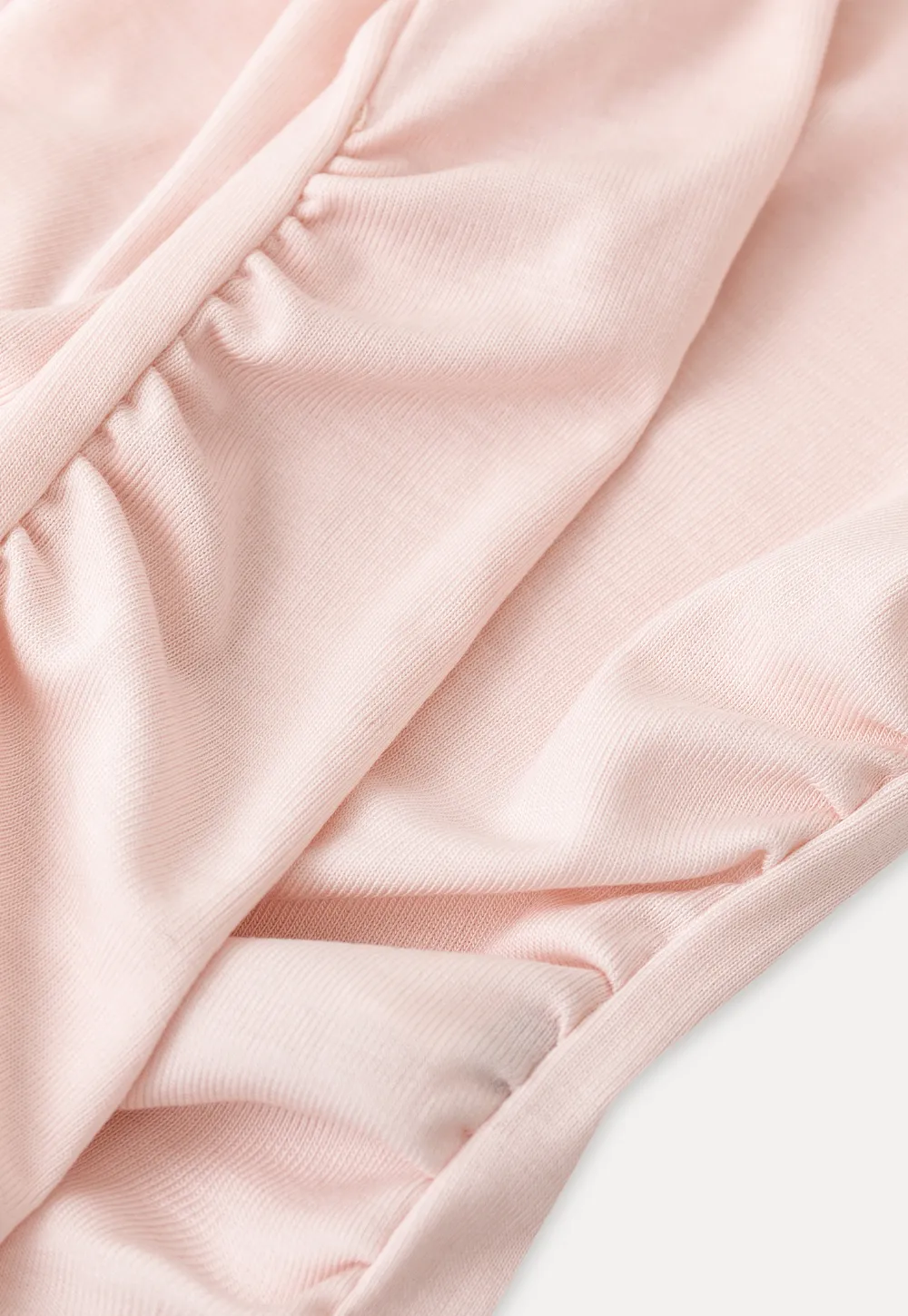 Asymmetrical Draped Neckline Short Sleeve T Shirt