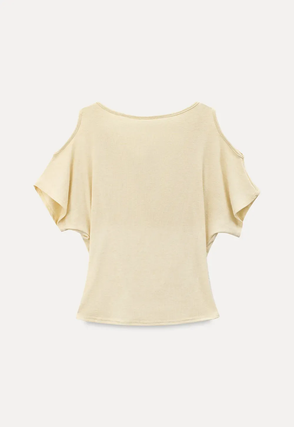 Draped Cowl Neck Short Sleeve T-shirt