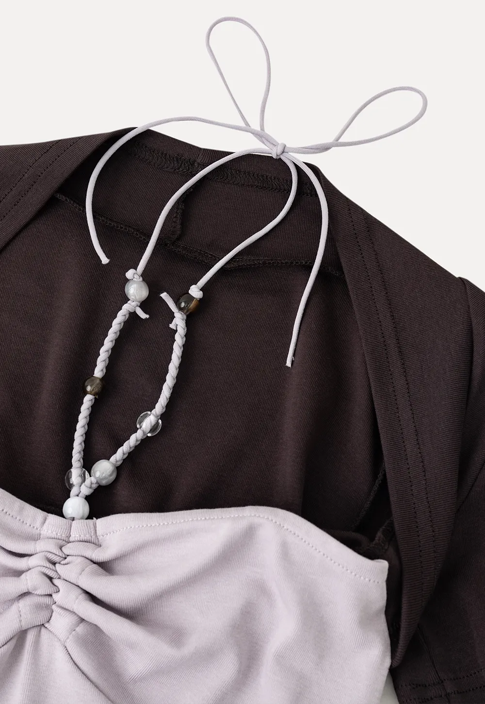 Asymmetrical Neckline Short Sleeve T Shirt