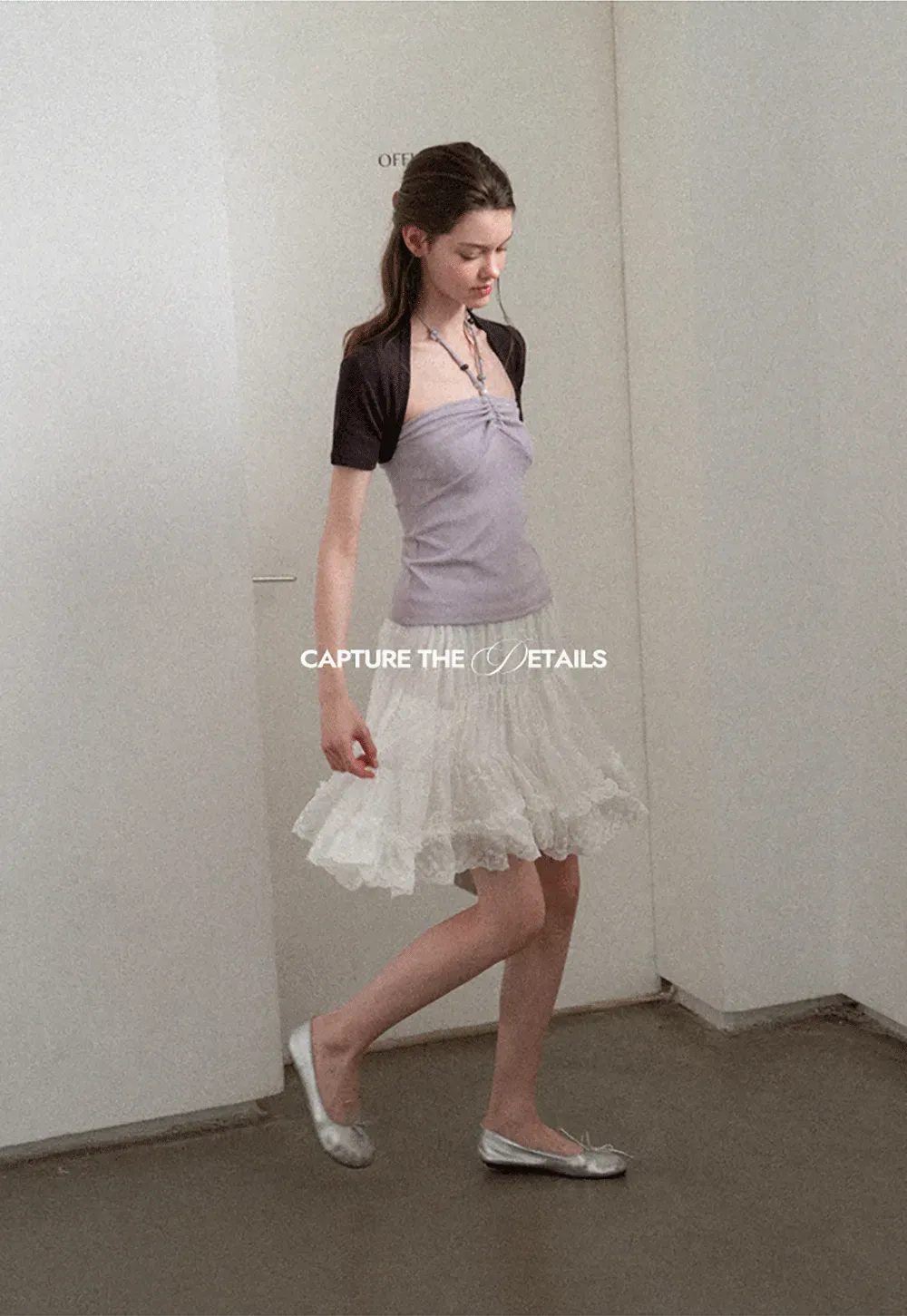 Asymmetrical Neckline Short Sleeve T Shirt