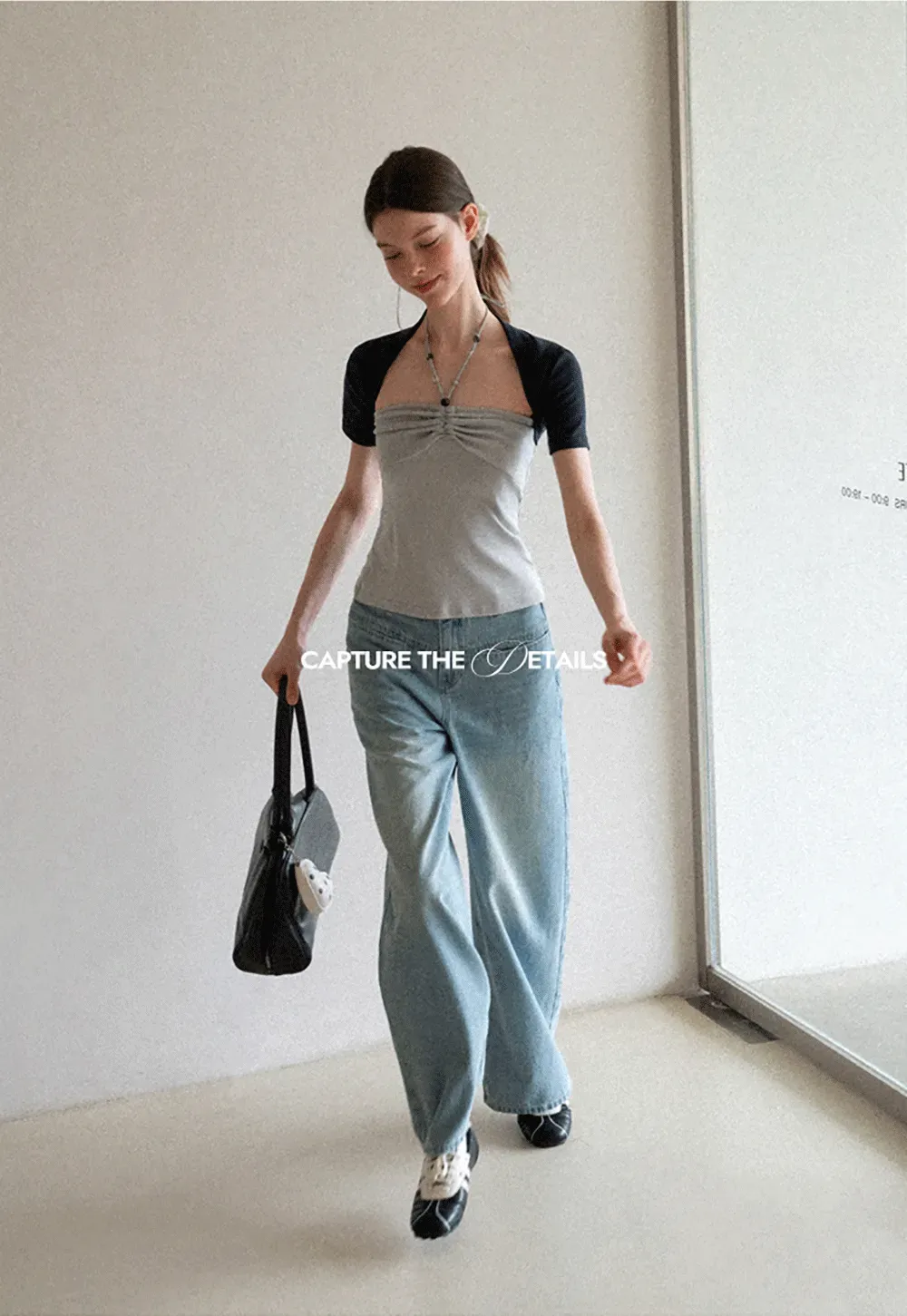 Asymmetrical Neckline Short Sleeve T Shirt