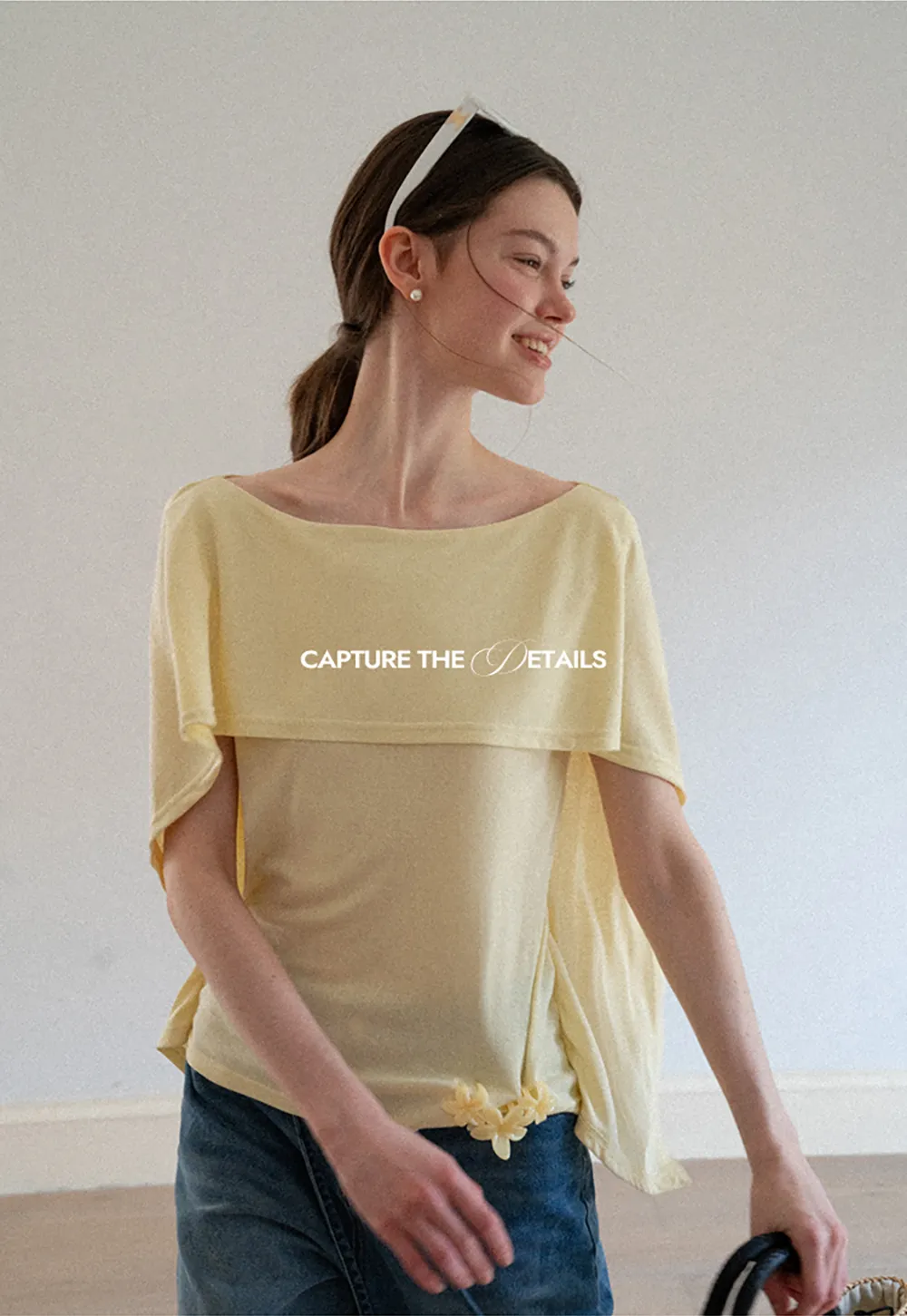 Off Shoulder Dolman Sleeve Layered T Shirt