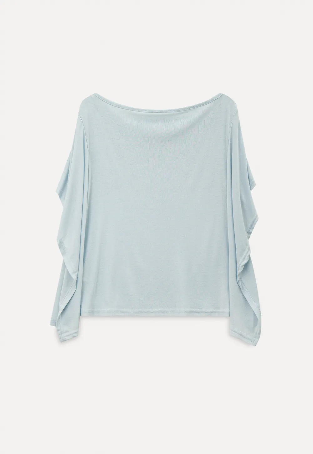 Off Shoulder Dolman Sleeve Layered T Shirt