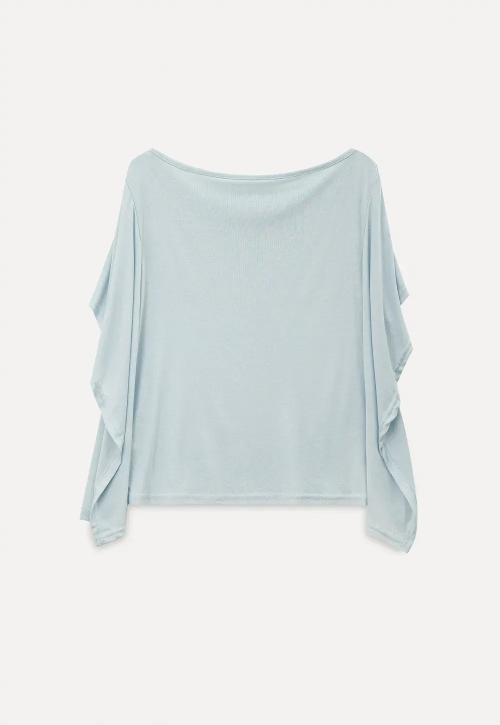 Off Shoulder Dolman Sleeve Layered T Shirt