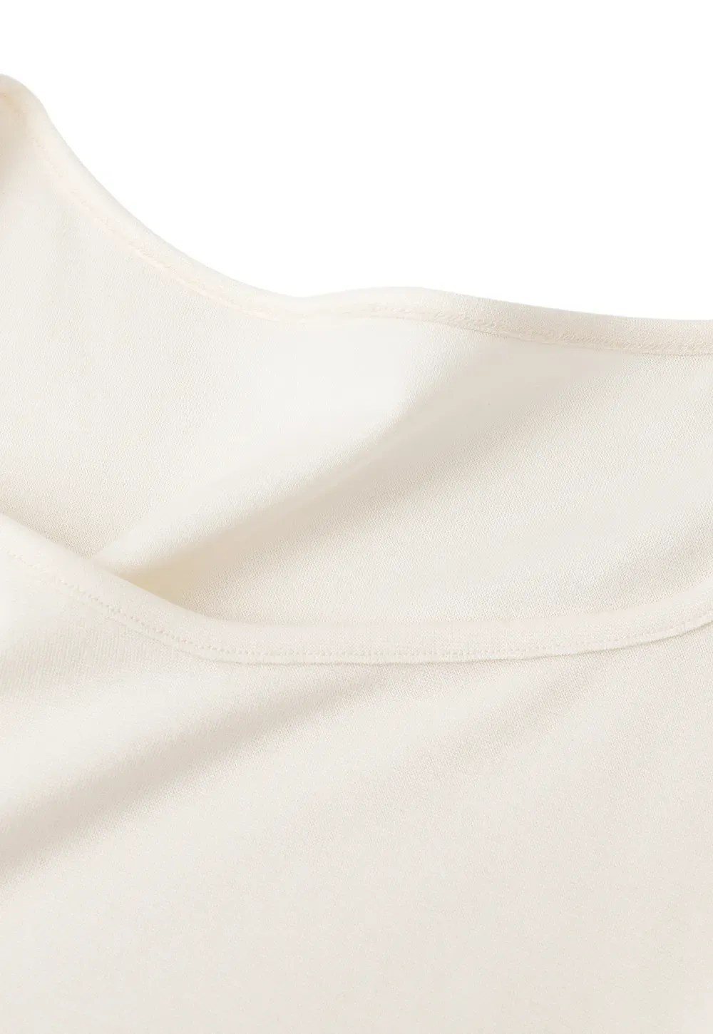 Scalloped Hem V Neck Short Sleeve Knit Tshirt