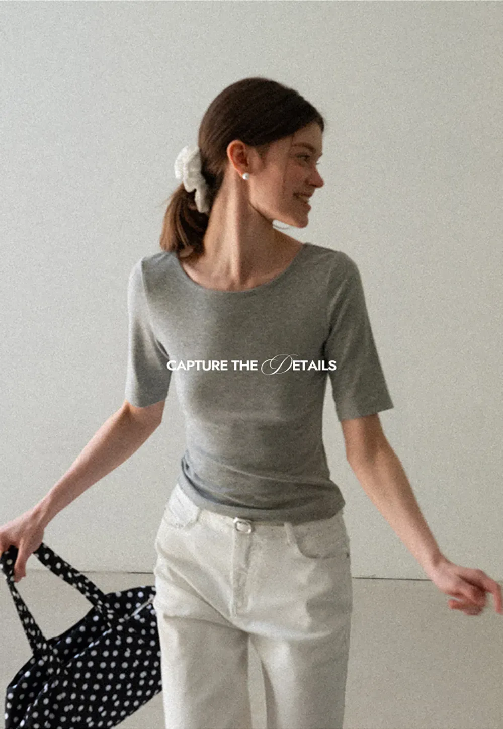 Cropped Ribbed Knit Short Sleeve Top
