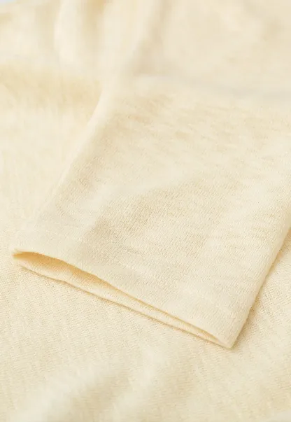 Asymmetrical Shoulder Knit Top Long Sleeve